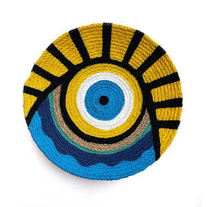 Handcrafted Natural Fiber Wall Art