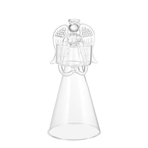 Angel Glass Candle Holder