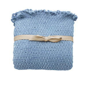 Ice Grey Knitted Soft Throw
